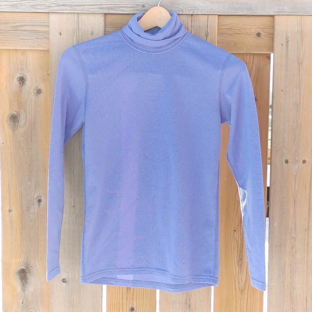 Mountain Equipment Co-op Base Layer Turtleneck Blue Women's XS